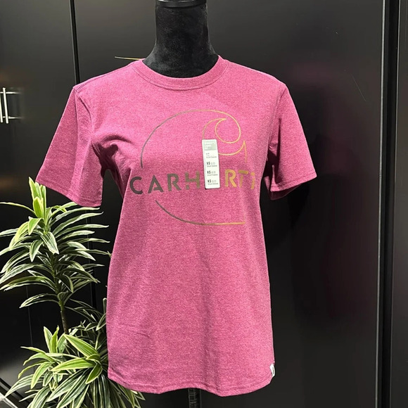 Carhartt Loose Fit heavyweight, short sleeve, logo graphic chest T-shirt - Picture 1 of 8